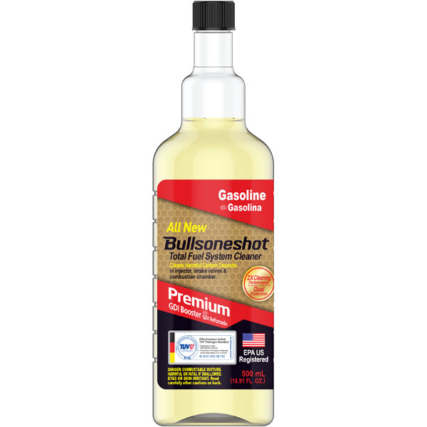 Bullsone Bullsoneshot Premium - Total Fuel System Cleaner For Gasoline Engine 500 ㎖ + Case(16.91oz)