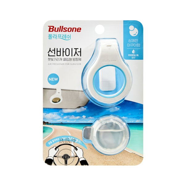 Bullsone Pola Family Sunvisor Clip Aqua Scent 4㎖(0.14oz)