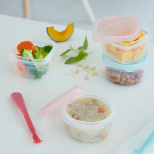 Silipot Silicone baby food bowl Square 2P set