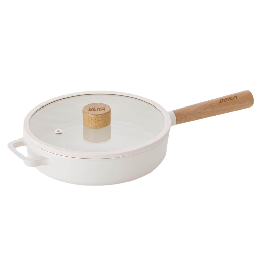 Beka Blanc-wood 22cm frying pan with lid