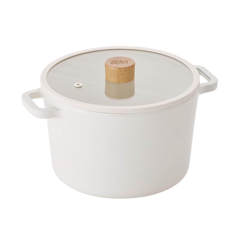 Beka Blanc-wood 22cm deep pot with lid