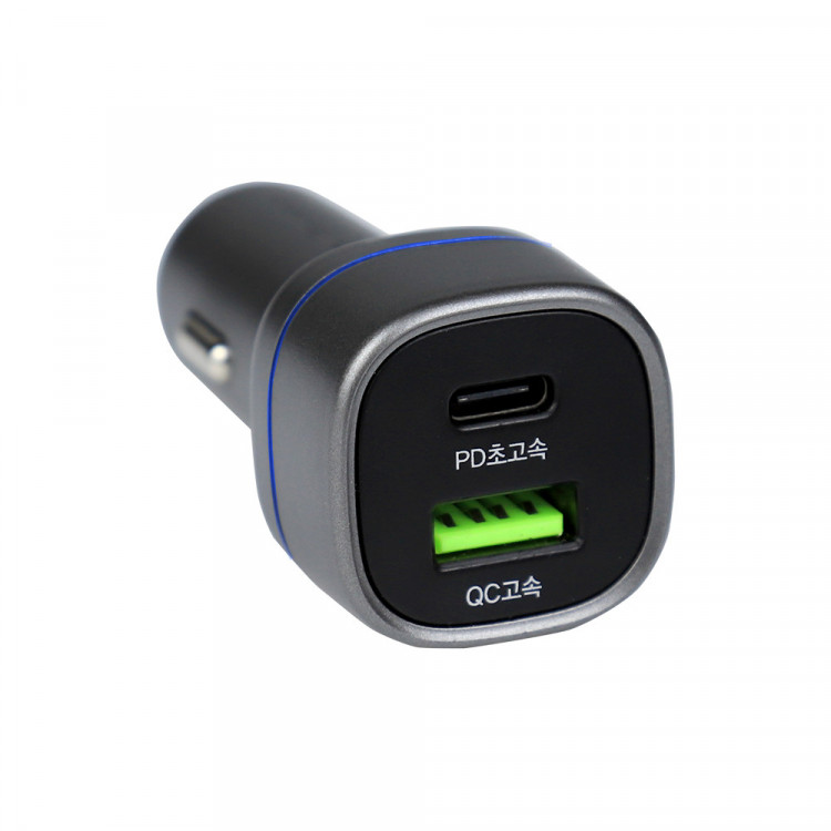 Bullsone Power Delivery Quick Carger Cable For 2 Port Usb/pd With Led Lamp