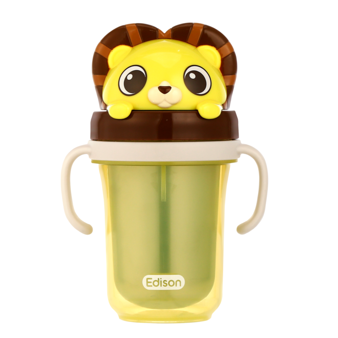Edison Friends Dual Stainless Straw Cup2 - Lion