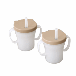 Edison Baby No-Spill Straw Cup - Beige