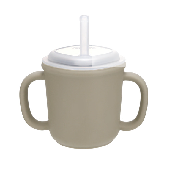 Edison Silicone Straw Cup - Beige