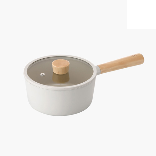 Neoflam FIKA Cast Aluminum Saucepan 18cm with glass lid