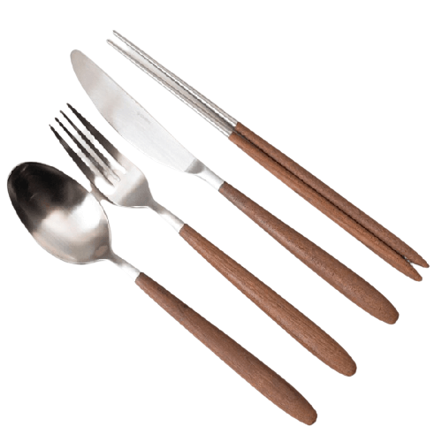 Goldenbell Maple Cutlery 4P set
