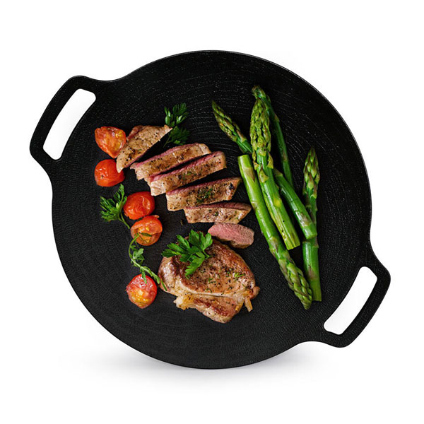 Zaigle Non-Stick Coated IH Camping Griddle 30cm