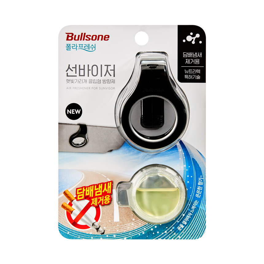 Bullsone Pola Family Sunvisor Clip Cigarett Smell Free Scent 4 ㎖(0.14oz)