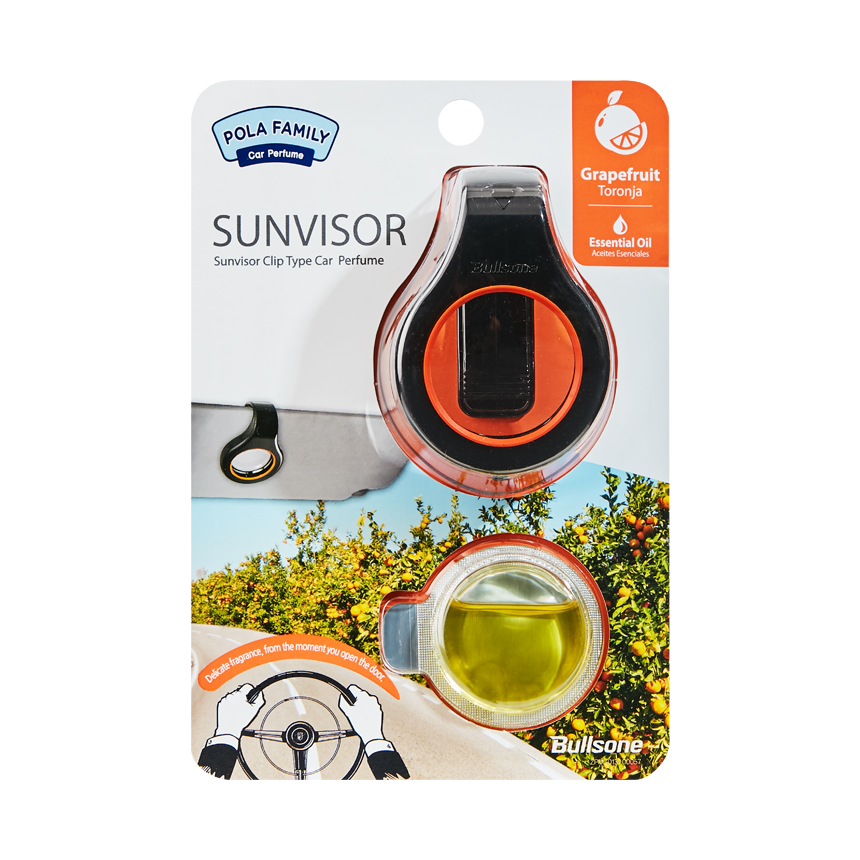 Bullsone Pola Family Sunvisor Clip Grapefruit Scent 4㎖(0.14oz)