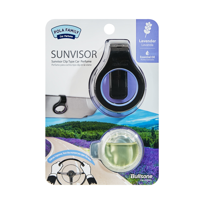 Bullsone Pola Family Sunvisor Clip Lavender Scent 4㎖(0.14oz)