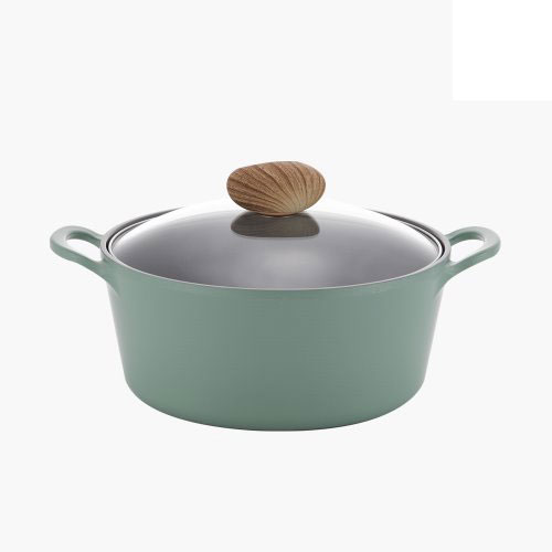 Neoflam Retro Cast Aluminum Casserole 26cm Demer green